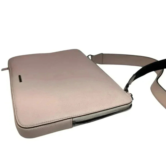 Rebecca Minkoff Regan Sleeve Leather 13" MacBook/Laptop Bag w/ Strap Slim Pink - Picture 7 of 16